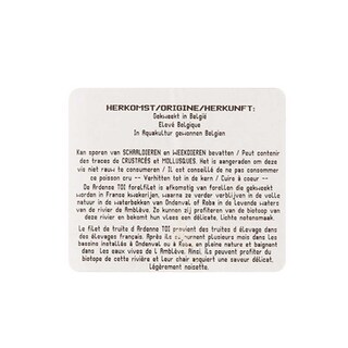 Taste of Inspirations | Filet | Forel | Ardeens | Vel 