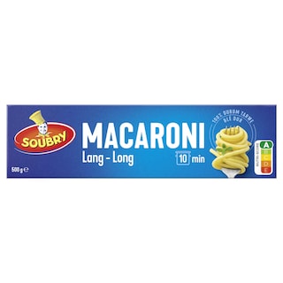 Soubry | Pätes | Macaroni | Long 