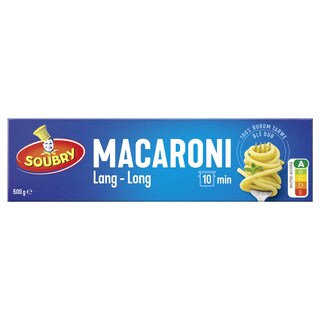 Soubry | Pätes | Macaroni | Long 500 gr
