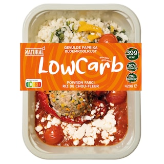 Natural Healthy Meals | Gevulde Paprika | Quinoa 420 gr