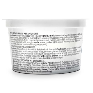 Delhaize | Fromage frais fouetté | Fraise 