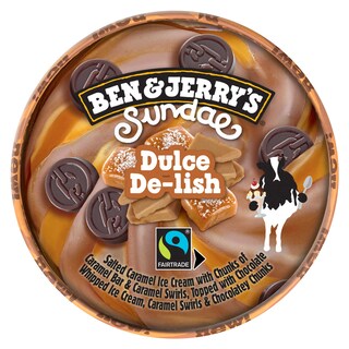 Ben & Jerry's | Ijs | Gezouten karamel | Sundae 42,7 cl