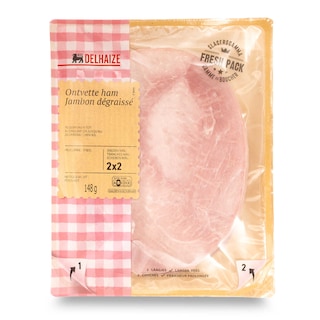 Delhaize | Ontvette ham +/- 150 gr
