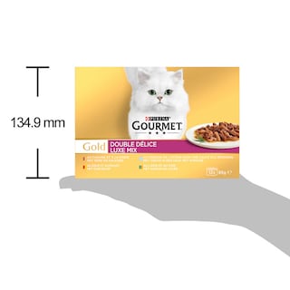 Gourmet | Gold | Aliment Chat | Adulte | Double Délice | Poisson 12 x 85 gr