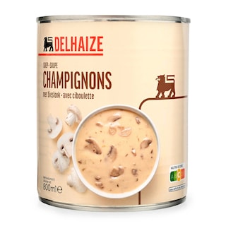 Delhaize | Soupe | Champignons 