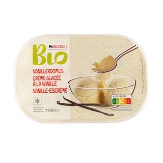 Delhaize | Bio | Vanille | Roomijs | Bio 