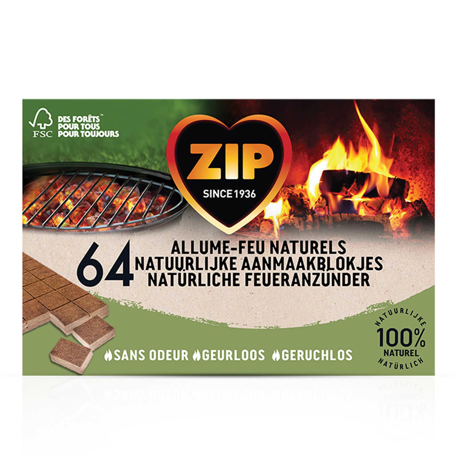 Zip Natuurlijke aanmaakblokjes | Eco
