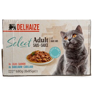 Delhaize | Kattevoeding | Saus | Vis 