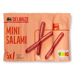 Delhaize | Snack | Mini salami 5 x 25 gr