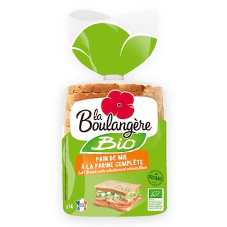 La Boulangère | toast brood | volkoren | 500G | Bio 500 gr