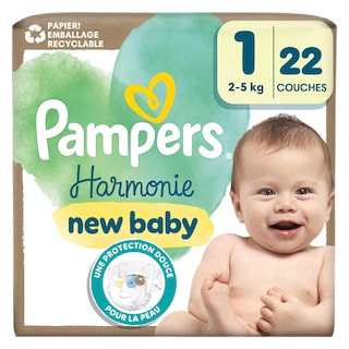 Pampers | Harmonie | Langes | Taille 1 