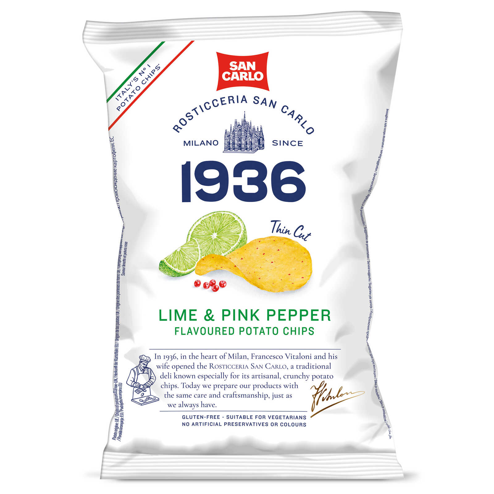 San Carlo Chips | Lemon | Pepper