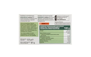 Delhaize | Sardienen | Tomatensaus 