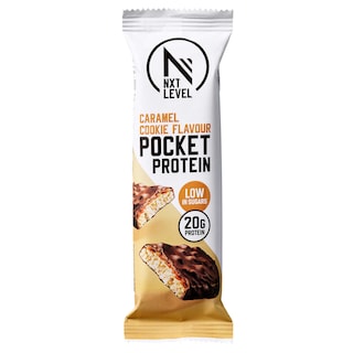 NXT Level Sports Nutrition | Barres proteines | Caramel & Cookie 