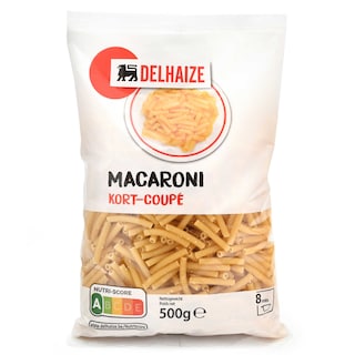 Delhaize | Pasta | Macaroni | Kort 