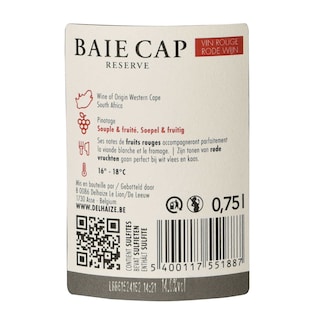 Baie Cap | Pinotage 75 cl