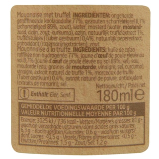 Delhaize | Mayonnaise | A | La | Truffe 