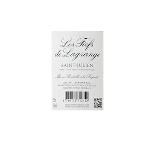 FR BORDEAUX SAINT JULIEN | 6X75 LES FIEFS LAGRANGE 13R | Caisse Bois 