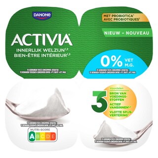 Activia | Yaourt | Nature | 0% m.g. | Probiotiques 