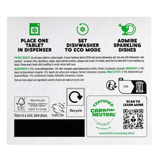Ecover | Tablettes Lave-vaisselle | AIO Power | Eco 