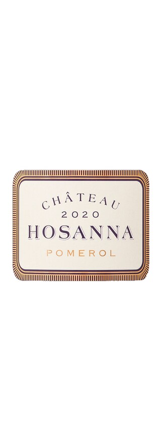 Chateau Hosanna | Pomerol | 2020 75 cl