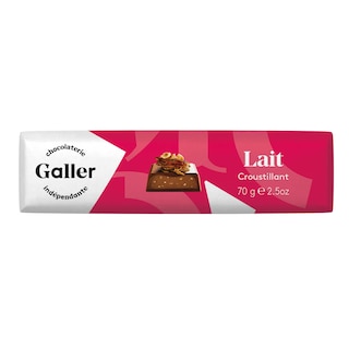 Galler | Chocolade | Melk | Krokant | Reep | FT 70 gr