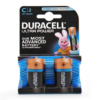 Duracell | Piles | Ultra power | Alkaline | C 