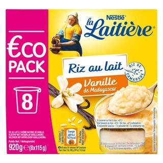 La Laitière | Rijstpap | Vanille | Economy pack 