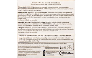 Delhaize | 4XPLATEAU FROMAGE BELGES +/- 510 gr