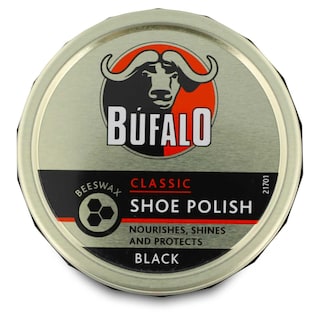 Bufalo | Cirage en crème | Classic | Cire d'abeille | Noir 