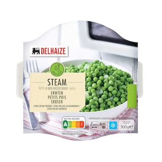Delhaize | Petits pois extra fin | Steam 300 gr