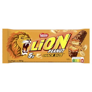 Nestlé | Lion | Chocolat | Cacahuète | 5P 155 gr