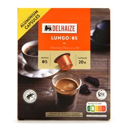 Delhaize | Café | Lungo 05 | Caps 