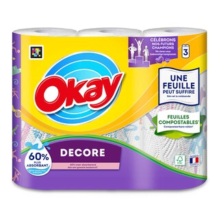 Okay | Keukenpapier | Decor | Eco 3 st