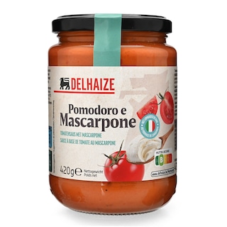Delhaize | Sauce | Tomates | Mascarpone 