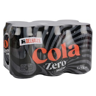 Delhaize | Cola | Zero 6 x 33 cl
