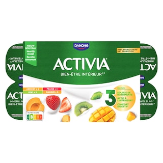 Activia | Yaourt | Fruits | Mix | Probiotiques 8 x 125 gr