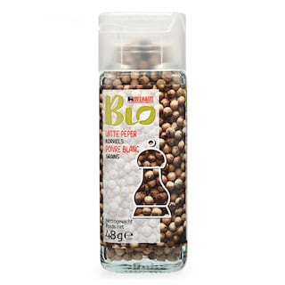 Delhaize | Kruiden | Peper | Wit | Korrels | Bio 