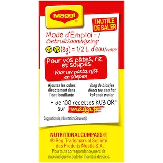 Maggi | Bouillon Kub Or 32 Cubes 