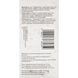 Delhaize | Bio | Kruidenthee | Wintercure | Zakjes | Bio 