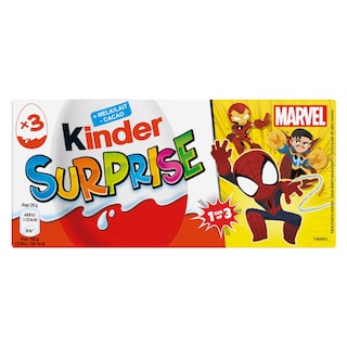Kinder | Surprise | oeuf | Chocolat au lait | Jouet | 3 pcs 