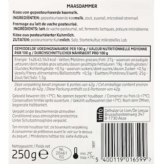 Delhaize | DLH MAASDAM 6TR 250G 