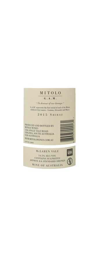 Mitolo | G.A.M. | McLaren Vale | Shiraz 