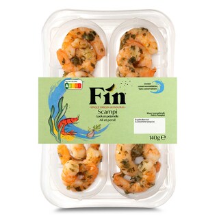 Fin | Scampis | Cuits | Ail & persil 140 gr