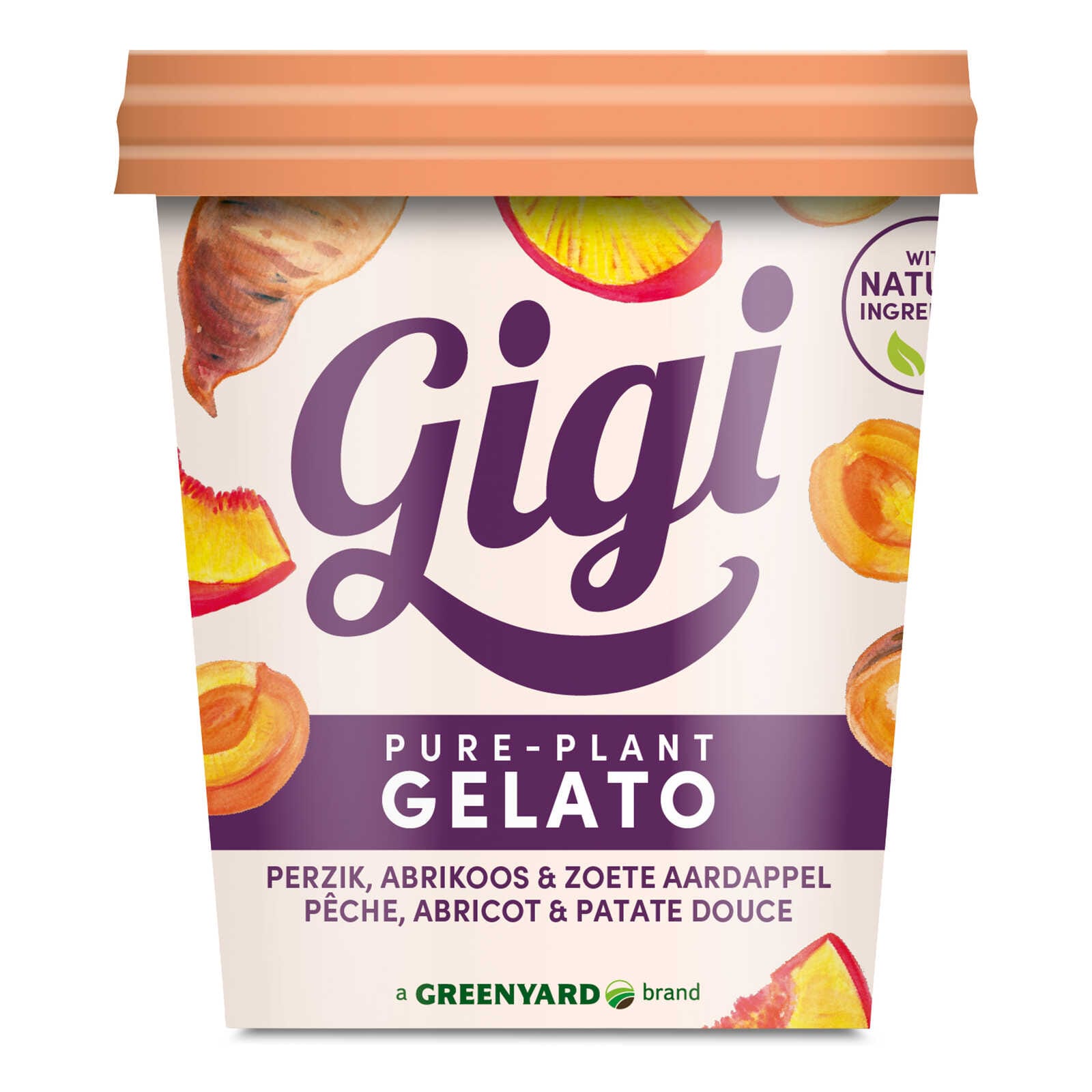 Gigi Ijs | Perzik | Abrikoos | Zoete aardappel