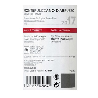 Italie - Italië | Abruzzo D.O.C. | Montepulciano d'Abruzzo Rouge 