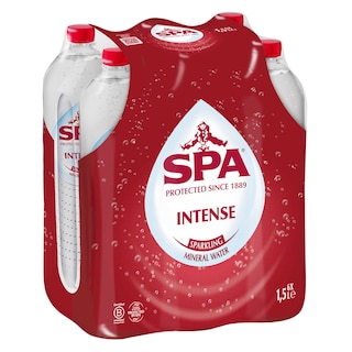 Spa | Intense | Eau minérale | Pétillante | PET 