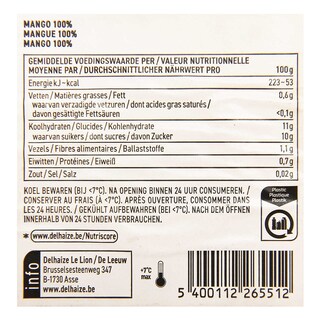 Delhaize | Mango | Morceaux 