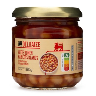 Delhaize | Witte bonen | Tomatensaus 180 gr