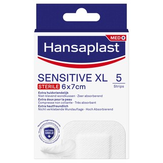 Hansaplast | Sensitive | XL | Sterile | 6X7 cm 